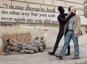 look the other way