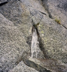 water out of rock