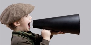 a voice