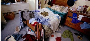 messy teenage bedroom