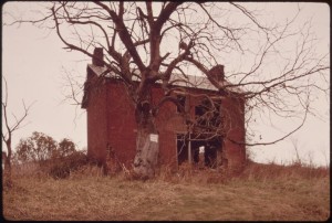 rundown house