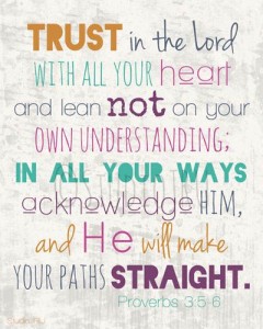 trust in the lord